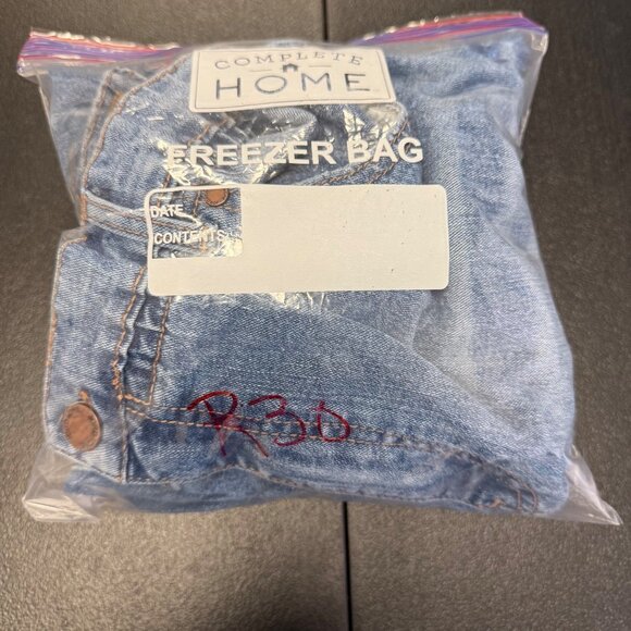 Jordache Womens Paperbag High-Waisted Jeans Size Large 31”W Raw Hem Medium Wash - Picture 13 of 14